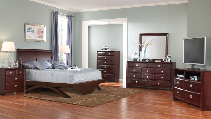 Aurora Bedroom Set with Platform Bed